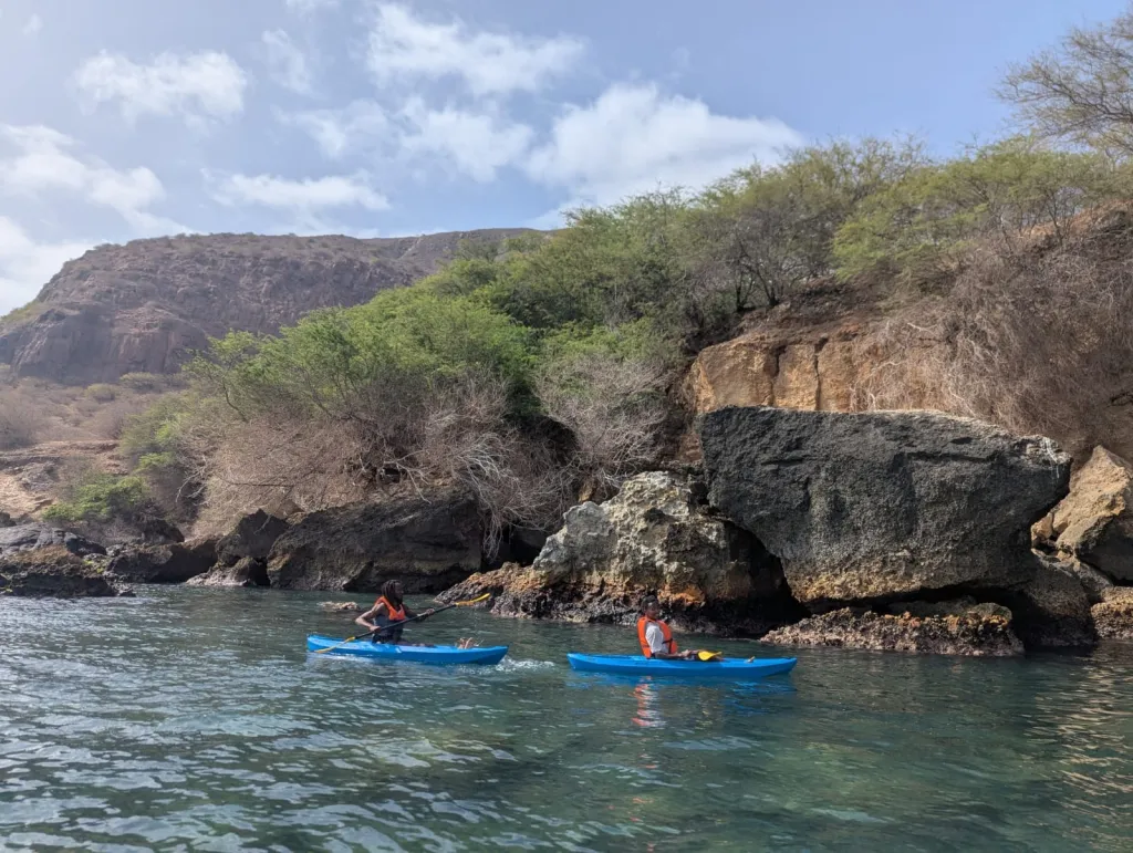 Kayak in Tarrafal Bay