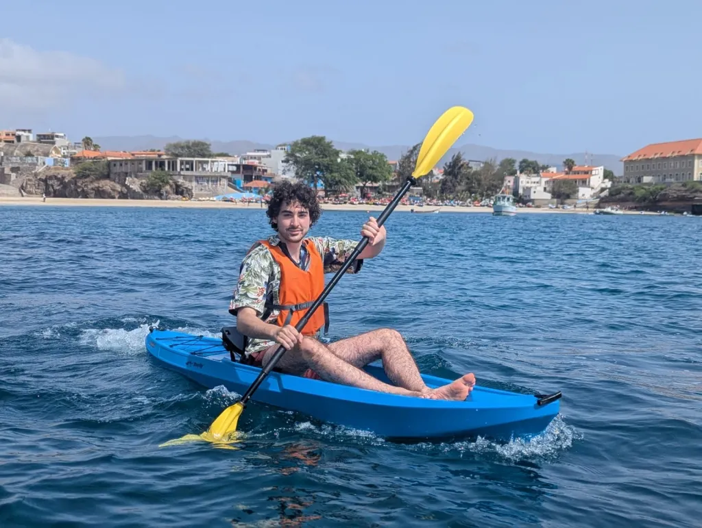 Kayak in Tarrafal Bay