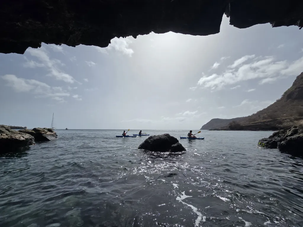 Kayak in Tarrafal Bay