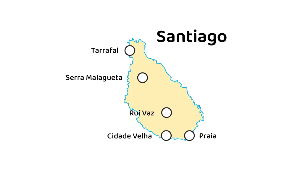 Cape Verde Map Tours