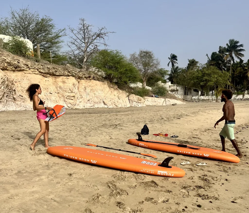 Stand Up Paddle Board in Tarrafal Bay