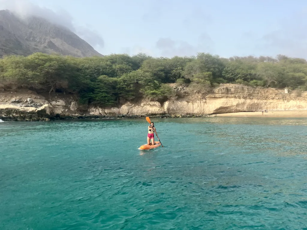 Stand Up Paddle Board in Tarrafal Bay