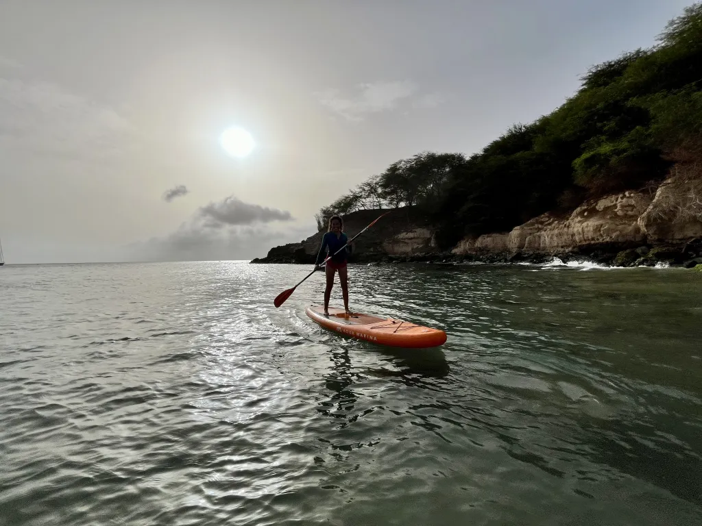 Stand Up Paddle Board in Tarrafal Bay