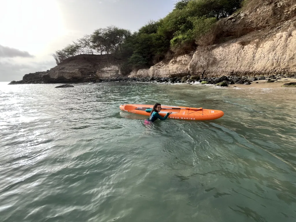 Stand Up Paddle Board in Tarrafal Bay