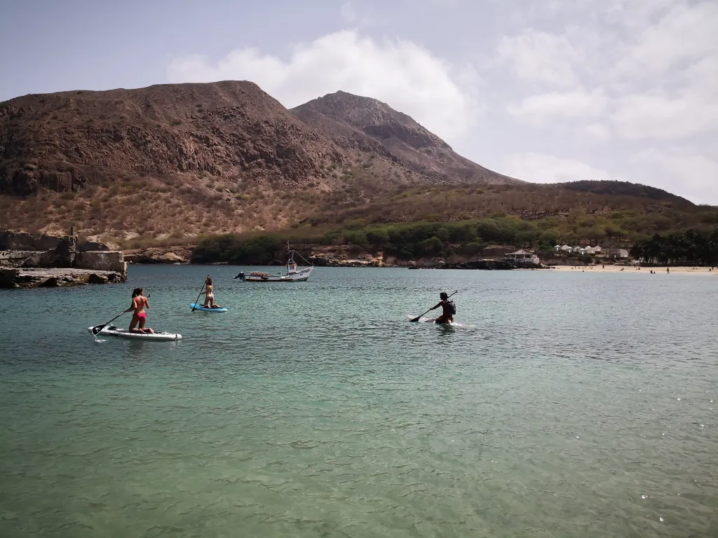 Stand Up Paddle Board in Tarrafal Bay