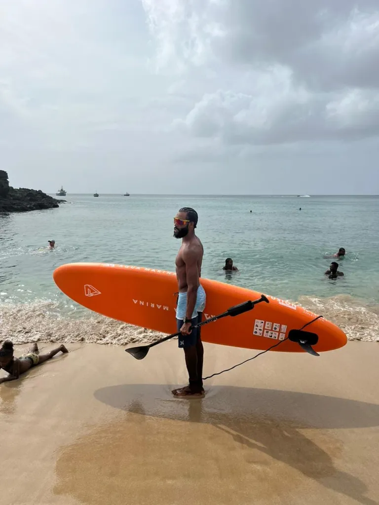 Stand Up Paddle Board in Tarrafal Bay